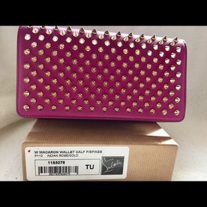 Christian Louboutin Pink Macaron Wallet/Wristlet